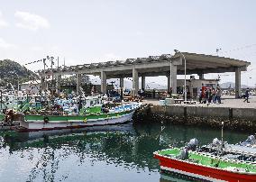 Fishing port where Japan PM Kishida was attacked