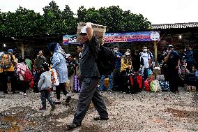 INDONESIA-JAKARTA-EID AL-FITR-HOMEBOUND TRIPS