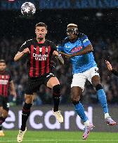 (SP)ITALY-NAPLES-FOOTBALL-UEFA CHAMPIONS LEAGUE-AC MILAN VS NAPOLI