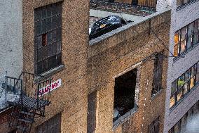 U.S.-NEW YORK-PARKING GARAGE-PARTIAL COLLAPSE