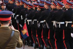 MALTA-VALLETTA-ARMED FORCES-50TH ANNIVERSARY