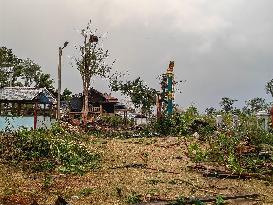 MYANMAR-NAY PYI TAW-WEATHER-TORNADO