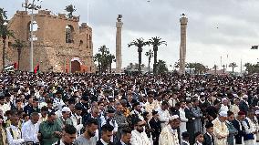 LIBYA-TRIPOLI-EID AL-FITR-PRAYERS