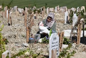 TÜRKIYE-HATAY-EID AL-FITR-CEMETERY