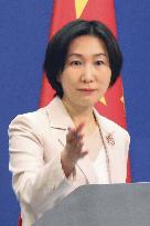 Chinese Foreign Ministry spokeswoman