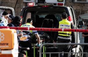 MIDEAST-JERUSALEM-CAR-RAMMING ATTACK