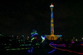 INDONESIA-JAKARTA-LIGHT SHOW