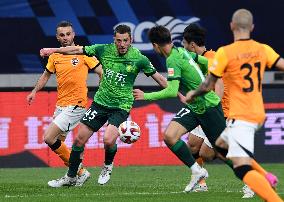 (SP)CHINA-QINGDAO-FOOTBALL-CSL-QINGDAO HAINIU VS BEIJING GUOAN (CN)
