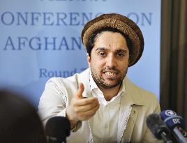 Anti-Taliban resistance leader Massoud in Vienna