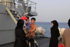 SUDAN-CHINESE VESSELS-PERSONNEL-EVACUATION