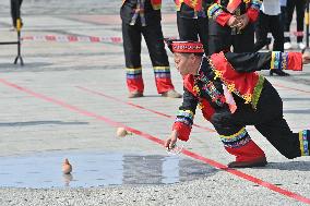 (SP)CHINA-GUANGXI-DAHUA-SPINNING TOP-LABOR DAY-HOLIDAY-COMPETITION
