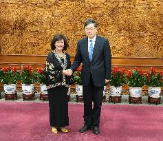 CHINA-BEIJING-QIN GANG-UN SPECIAL ENVOY FOR MYANMAR-MEETING (CN)