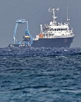 Salvage mission for sunken Japan GSDF chopper
