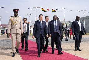 Japan PM Kishida in Ghana
