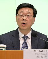Hong Kong's Chief Executive John Lee