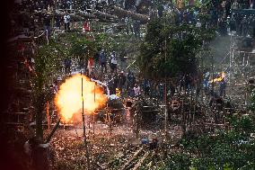 INDONESIA-WEST JAVA-TRADITIONAL CANNON FESTIVAL