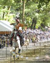 Mounted archery rite "Yabusame" at Kyoto shrine