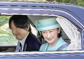 Japan crown prince off to London to attend king's coronation