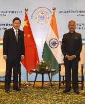INDIA-GOA-CHINA-QIN GANG-SUBRAHMANYAM JAISHANKAR-MEETING