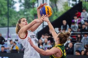 (SP)CHINA-WUHAN-3X3 BASKETBALL-FIBA WOMEN'S SERIES-AUSTRALIA VS GERMANY (CN)