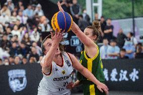 (SP)CHINA-WUHAN-3X3 BASKETBALL-FIBA WOMEN'S SERIES-AUSTRALIA VS GERMANY (CN)