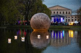 RUSSIA-ST. PETERSBURG-DREAMFEST WATER LANTERN FESTIVAL