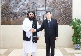 PAKISTAN-ISLAMABAD-CHINA-QIN GANG-AFGHANISTAN-ACTING FM-MEETING