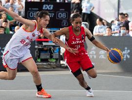 (SP)CHINA-WUHAN-3X3 BASKETBALL-FIBA WOMEN'S SERIES-SC. YUANDA VS JAPAN (CN)