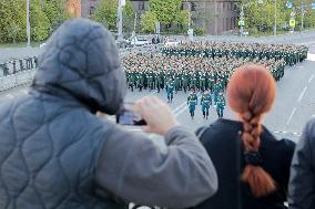 RUSSIA-MOSCOW-VICTORY DAY PARADE-REHEARSAL