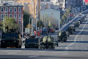 RUSSIA-MOSCOW-VICTORY DAY PARADE-REHEARSAL