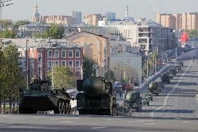 RUSSIA-MOSCOW-VICTORY DAY PARADE-REHEARSAL