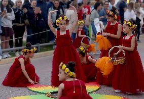 CYPRUS-LARNACA-FLOWER FESTIVAL PARADE
