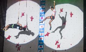 (SP)INDONESIA-JAKARTA-IFSC-CLIMBING WORLD CUP 2023-MEN'S SPEED-FINAL