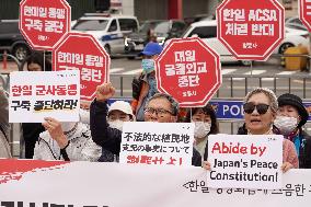 SOUTH KOREA-SEOUL-PROTEST-JAPANESE PRIME MINISTER-VISIT