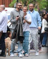 Justin Bieber out in New York