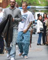 Justin Bieber out in New York