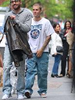 Justin Bieber out in New York