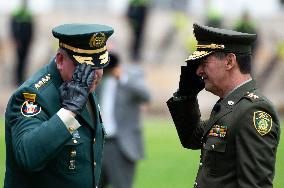 Ceremony for New Colombian Police Director William Rene Salamanca