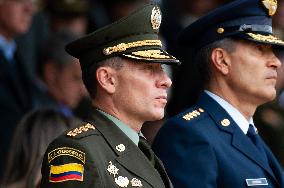 Ceremony for New Colombian Police Director William Rene Salamanca