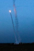 ISRAEL-SDEROT-IRON DOME-GAZA-ROCKETS-INTERCEPTION