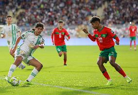 (SP)ALGERIA-CONSTANTINE-FOOTBALL-U17 AFRICA CUP OF NATIONS-QUARTERFINAL-MOROCCO VS ALGERIA