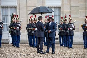 President Macron Welcomes Togolese President Gnassingbe - Paris