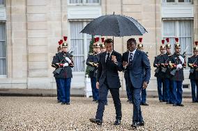 President Macron Welcomes Togolese President Gnassingbe - Paris