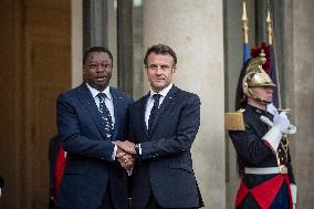 President Macron Welcomes Togolese President Gnassingbe - Paris