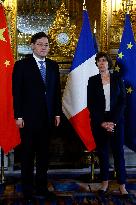 French And Chinese Foreign Ministers Meet - Paris