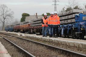 HUNGARY-RAILWAY-CONSTRUCTION-BRI-COOPERATION