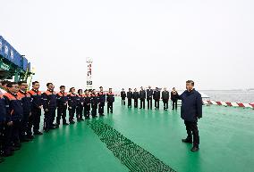 CHINA-HEBEI-CANGZHOU-XI JINPING-INSPECTION (CN)