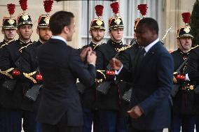 President Macron Welcomes Togolese President Gnassingbe - Paris