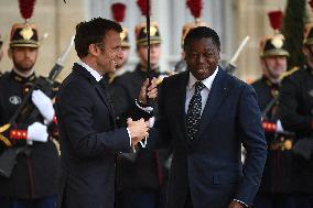 President Macron Welcomes Togolese President Gnassingbe - Paris