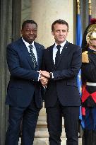 President Macron Welcomes Togolese President Gnassingbe - Paris